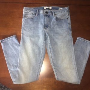 Banana Republic Light Wash Skinny Ankle Jeans